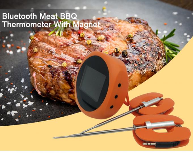 BARBACOA elegante Oven Meat Thermometer de Bluetooth con 6 puntas de prueba de la categoría alimenticia