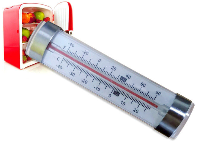 Durable Glass Refrigerator Freezer Thermometer With Red Liquid Inside