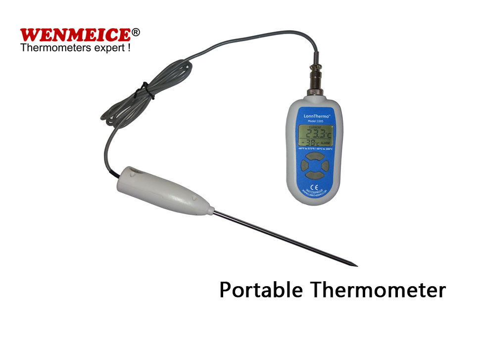 Portable Waterproof Digital Food Thermometer High Accuracy LDT-3305 Easy Calibration