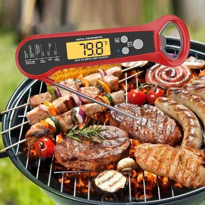 2022 nuevos 2 en 1 termómetro de carne leído inmediato para cocinar el termómetro rápido y exacto de la comida de Digitaces
