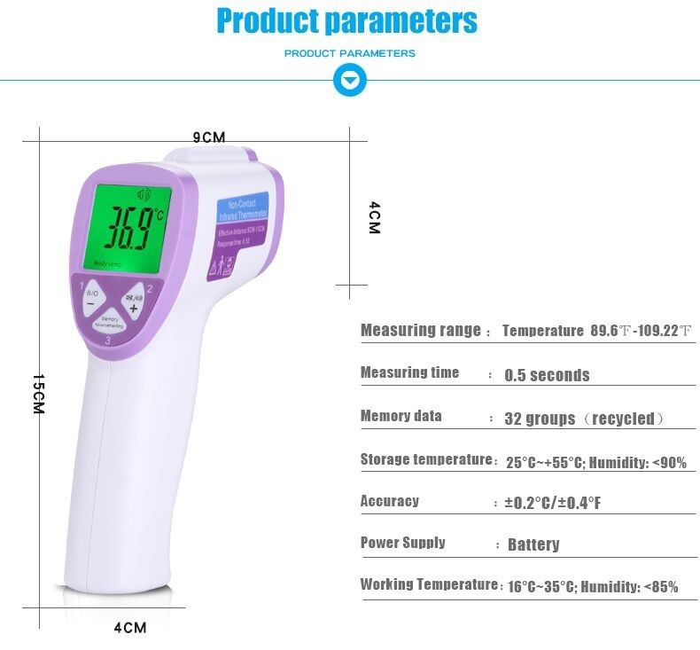 Contactless Fever Temperature Thermometer